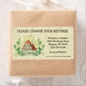 Vintage Hütte Ändern der Platten-Adressenbezeichnu (Insitu)