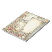 Vintage Hütte Bauernhof Papier Notepad Notizblock (Rotiert)