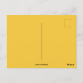 Vintage Hütte Blätter Zaun Erntedank Postkarte (Rückseite)