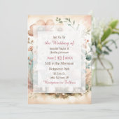 Vintage Hütte Einladung (Stehend Vorderseite)