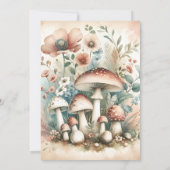 Vintage Hütte Einladung (Rückseite)