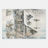 Vintage Hütte Garten Ephemera Geschenkpapier Set (Vorderseite 3)