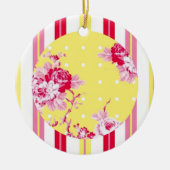 Vintage Hütte Keramikornament (Vorne)