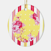 Vintage Hütte Keramikornament (Links)