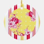 Vintage Hütte Keramikornament (Hinten)