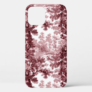 Vintage Hütte Landschaft Toile Pink & White Case-Mate iPhone Hülle