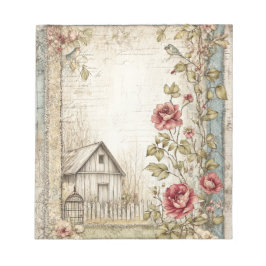 Vintage Hütte Notizblock