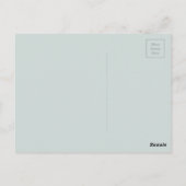 Vintage Hütte Pansy Blumen Postcard PERSONALISIERE Postkarte (Rückseite)