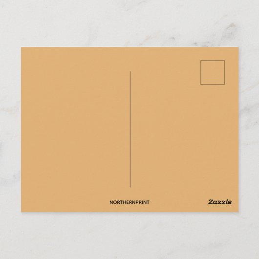 Vintage Hütte und Chrysanthemas Erntedank Postkarte (Rückseite)