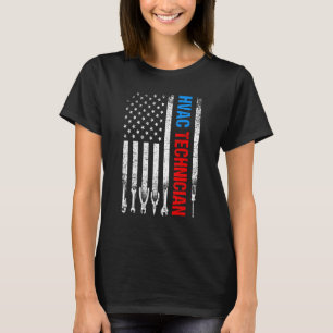 Vintage-HVAC-Techniker USA HVAC Tech Amerikanische T-Shirt