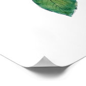 Vintage Hydrangea-Blume Poster (Ecke)