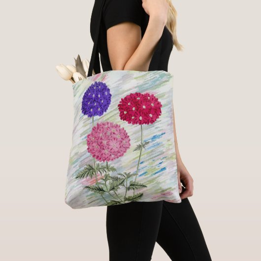 Vintage Hydrangea-Blume Tote Tasche (Von Nahem)