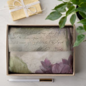 Vintage Hydrangea Botanical Floral Decoupage Seidenpapier (Geschenk)