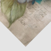 Vintage Hydrangea Botanical Floral Decoupage Seidenpapier (Ausschnitt)