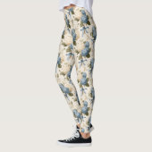 Vintage Hydrangea Bouquet Pattern Leggings (Links)