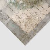 Vintage Hydrangea & Butterfly Ephemera Decoupage Seidenpapier (Ausschnitt)