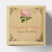 Vintage Hydrangea-Gastgeschenk Hochzeit Geschenkschachtel (Oben)