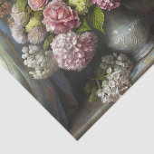 Vintage Hydrangea-Rosen-Sträuße-Decoupage Seidenpapier (Ausschnitt)