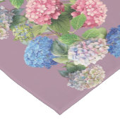 Vintage Hydrangea Table Runner Kurzer Tischläufer (Ecke)