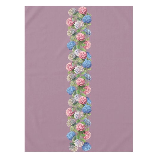 Vintage Hydrangea Tablecloth Tischdecke (Vorderseite)