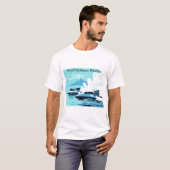 Vintage Hydroplane. Die Thunderboote T-Shirt (Vorne ganz)