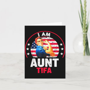 Vintage I Am Tante Tifa Frau Mädchen Tante Tifa Am Karte