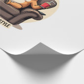 Vintage I Arbeite Hart Für Den Lebensstil Meines H Geschenkpapier (Ecke)