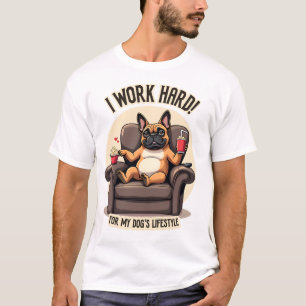 Vintage I arbeite hart für den Lebensstil meines H T-Shirt