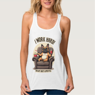 Vintage I arbeite hart für den Lebensstil meines H Tank Top