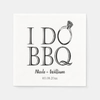 Vintage I Do BBQ Barbecue Scheunen-Hochzeit Verlob