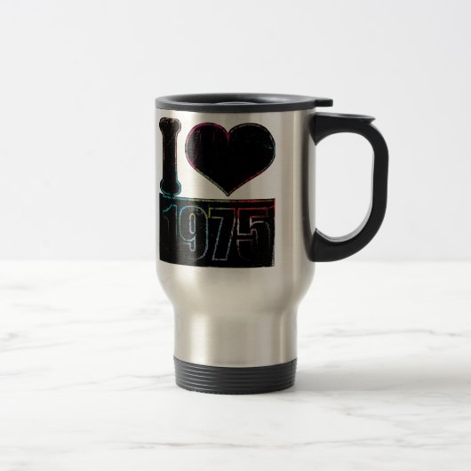 Vintage i-Liebe 1975 - Tasse (Rechts)
