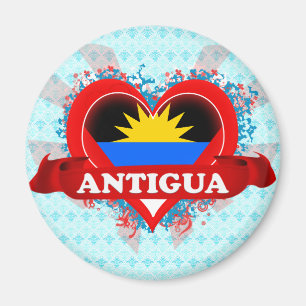 Vintage i-Liebe Antigua Magnet