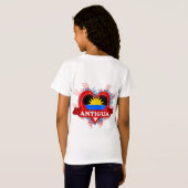 Vintage i-Liebe Antigua T-Shirt (Schwarz voll)