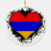 Vintage i-Liebe Armenien Keramik Ornament (Hinten)