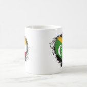 Vintage i-Liebe Comoren Kaffeetasse (Mittel)