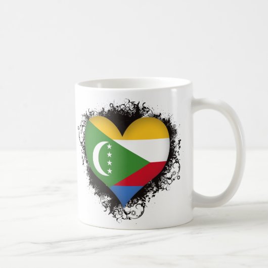 Vintage i-Liebe Comoren Kaffeetasse (Rechts)