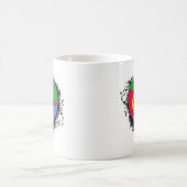 Vintage i-Liebe Eritrea Kaffeetasse (Mittel)