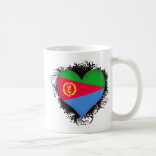 Vintage i-Liebe Eritrea Kaffeetasse