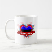 Vintage i-Liebe Estland Kaffeetasse (Links)