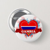 Vintage i-Liebe Gambia Button (Vorne & Hinten)