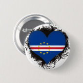 Vintage i-Liebe Kap-Verde Button (Vorne & Hinten)