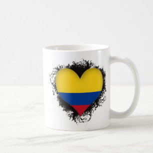 Vintage i-Liebe Kolumbien Kaffeetasse