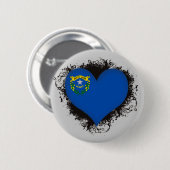 Vintage i-Liebe Nevada Button (Vorne & Hinten)