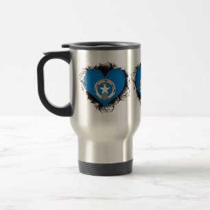 Vintage i-Liebe Northern Mariana Islands Reisebecher