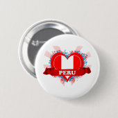 Vintage i-Liebe Peru Button (Vorne & Hinten)