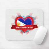 Vintage i-Liebe Philippinen Mousepad (Mit Mouse)