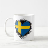 Vintage i-Liebe Schweden Kaffeetasse (Links)