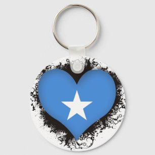 Vintage i-Liebe Somalia Schlüsselanhänger