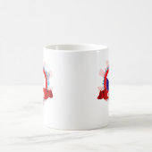 Vintage i-Liebe Tscheche Kaffeetasse (Mittel)