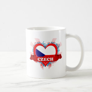 Vintage i-Liebe Tscheche Kaffeetasse